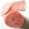 Knitted gas liquid filter copper wire mesh for liquid filter